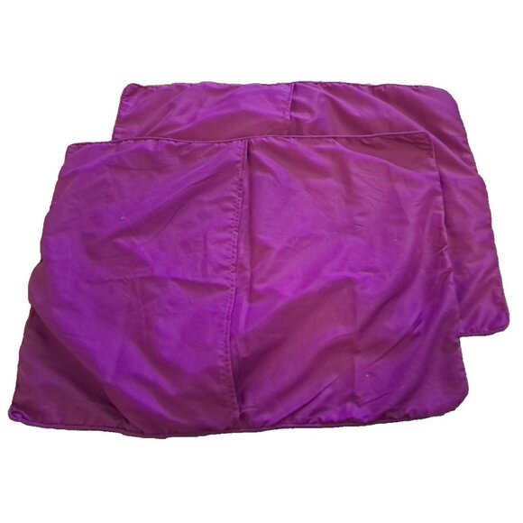 Sofia Vergara Pillow Shams 2 Fuschia Pink Purple Floral Elegant Standard - Picture 4 of 5